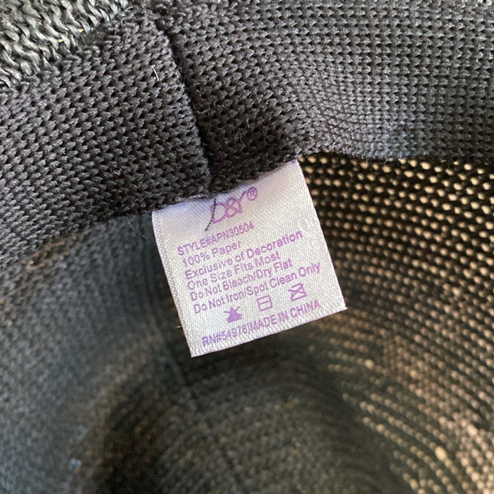 Black Woven Fedora - Picture 3 of 3